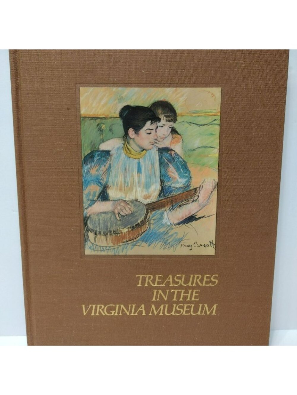 Art Book, Treasures in the Virginia Museum, 1974 Hardcover Coffee Table book EUC